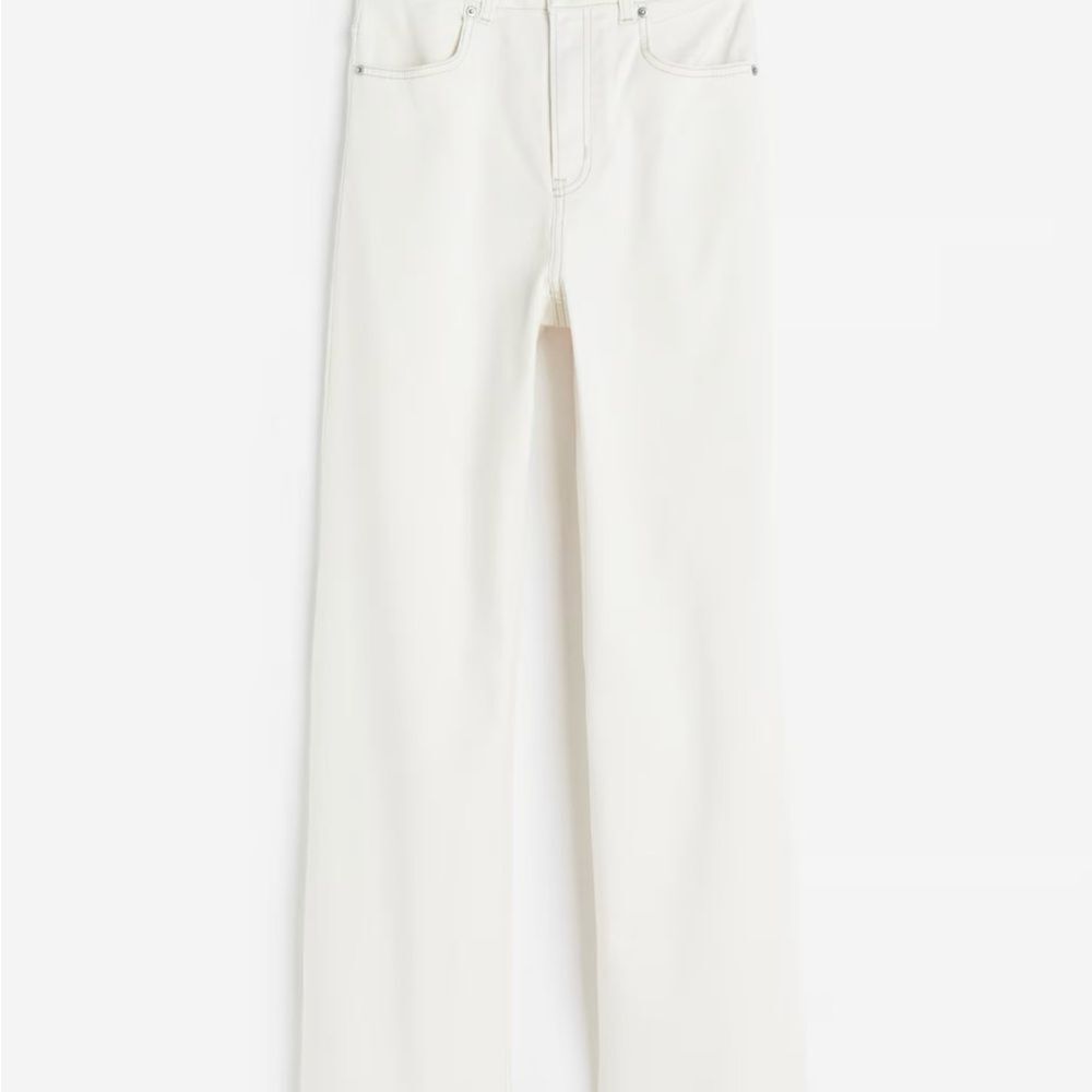 💙Divided Wide Leg Twill Pants